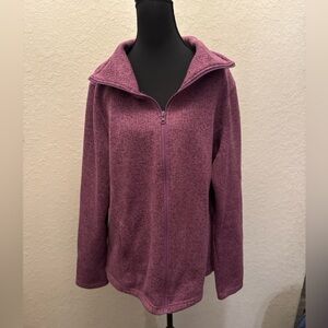 Faded Glory Deep Purple Jacket with Inside Pockets